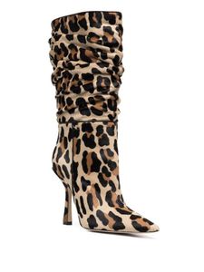 2024 Lady SheepSkin Patent Leather Stiletto talons hauts Half Boots Femmes plissées Boes de cheville Slip-On Pilde