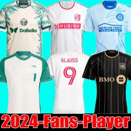 2024 LAFC Portland Timbers Soccer Jerseys 24 25 St. L OUIS City Atlanta United Home Away Third Austin Los Angeles FC St '' Red 'SC Football Shirts