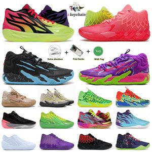 2024 Lamelo Ball MB 3 Chaussures de basket-ball Designer MB.03 Signature Shoe Rick and Morty Adventures Be You Blue Hive Toxic Guttermelo Melo Sneakers Lemelo Ball Trainers