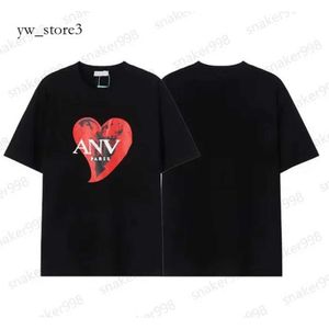 2024 Lanvin Camisetas para hombre Mujeres Diseñadores Mangas cortas Moda Verano Primavera Casual Algodón Tees Italia Estilo Tops Negro Blanco Verde Lanvins Carta T Shirt 8794