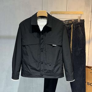 2024 Rapel Jacket herenjack Koreaanse versie Slim fit veelzijdig werk en casual jas trendy kleding voor lente- en herfstseizoenen