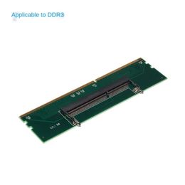 2024 Laptop DDR3 RAM To Desktop Adapter Card Memory Tester So DiMM To DDR4 Converter Desktop PC Memory Cards Converter Adaptor2.DDR3 to DDR4 converter