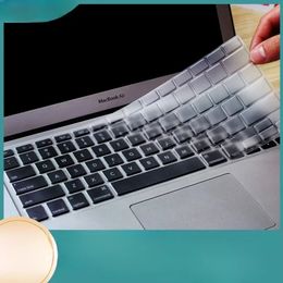 2024 portátiles cubierta de teclado para Apple MacBook Air 13 11 Pro 13/16/15/17/12 Retina Silicone Protector Skin Eu A2179 A2337 A2338 M1Silicone Protector Skin para MacBook Air
