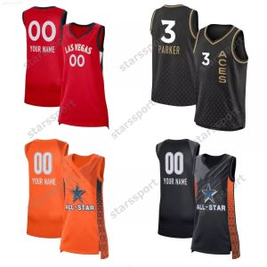 2024 Las Women Basketball Vegas Aces Jersey A'ja Wilson Kelsey Plum Jackie Young Chel Sea Gray Candace Parker Alysha Clark Kierstan Bell Kiah Stokes