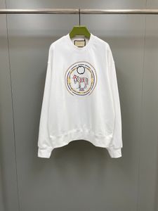 2024 nieuwste merk designer hoodie mode borduurontwerp Amerikaanse maat witte hoodie hoge kwaliteit luxe heren hoodie