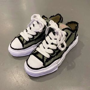 2024 Nieuwste Maison Mihara Yasuhiro Designer Hiking Canvas Shoes Toe Cap Mmy Fashion Leather Black White Sneakers Flat Laafers Outdoor Jogging Walking Shoe Maat 36-47