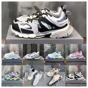 2024 Último modelo Diseñador Balencines Zapatillas de deporte Zapatos para correr casuales Zapatos para mujer para hombre Track 3 3.0 Zapatillas de deporte Entrenadores Triple Negro Blanco Rosa Azul Naranja Ye DDE