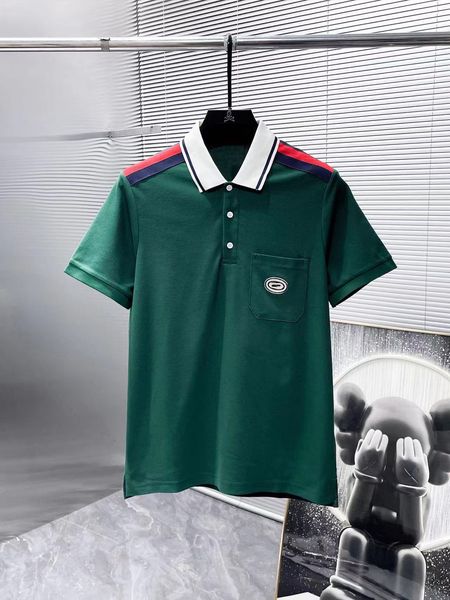 2024 Dernier Polo Polo Menolor Basic Men's Mens T-Shirt Cheir Broidered Logo polo