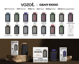 2024 Último stock Vozol Gear Vista Star 10000 10k Bar Bar Box Pod 12000 15000 18000 20000 12K 15K 18K 20K Vapes desechables e Cigarrillo ODM/OEM