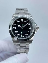 2024 Dernier style Luxury Mens Watch Series 40 mm Miroir en saphir 126900 Mouvement mécanique automatique Salle de bracelet imperméable en acier inoxydable