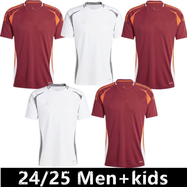 2024 Lettonie Maillots de football Kit de Coupe d'Europe 24 25 Chemises de football pour hommes Kits pour enfants Fans Player Version Home Away888