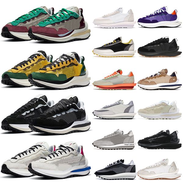 2024 LDWaffle LDV Vaporwaffle zapatos para correr para hombre Waffle Negro Blanco Oscuro Iris Fragmento Luz Humo Gris Clot Net Naranja Blaze Hombres Mujeres Entrenadores Deportes Zapatillas deportivas