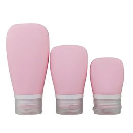 2024 LEAK-VOILDIGE SILICONE Lege reisfles BPA-vrije Refilleerbare Cosmetische Jar Travel draagbare douchegel Shampoo Bottle 38/60/90ml For voor