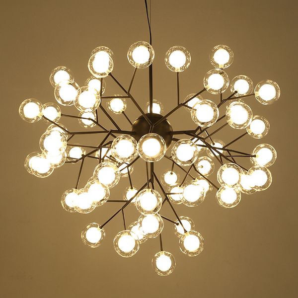 2024 LED Firefly Spoutnik lustre clair Arbre élégant Branche de lustre lampe décorative Plafond Plafond Chandeliers suspendus