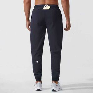 2024 leggings uitlijnen Heren Broek Yoga Outfit Sport Sneldrogend Trekkoord Gym Zakken Joggingbroek Broek Heren Casual Elastische Taille ontwerper Lululemen 9912ess