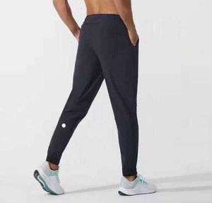 2024 Legging Align Mannen Broek Yoga Outfit Sport Sneldrogend Trekkoord Gym Zakken Joggingbroek Broek Heren Casual Elastische Taille lululemens 6675ess