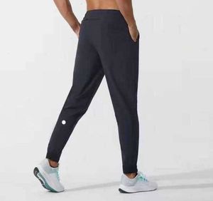 2024 Legging Align Heren Broek Yoga Outfit Sport Sneldrogend Trekkoord Gym Zakken Joggingbroek Broek Heren Casual Elastische Taille Lululemen 7918ess