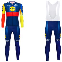 2024 LIDL TERKKING Cycling Jersey Bibs Pants Pak Men Women Ropa Clclismo Team Winter Pro Thermal Fleece Bicycle Jacket Maillot Clothing