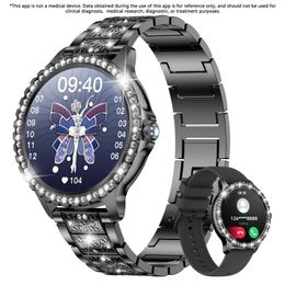 Reloj inteligente LIGE 2024 a la moda para mujer, reloj deportivo multifunción resistente al agua con conversación Bluetooth