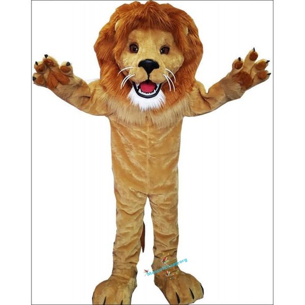 2024 Disfraces de la mascota del Rey León Simba Carnaval Regalos de Halloween Adultos Juegos de fiesta de lujo Traje Celebración navideña Trajes de personajes de dibujos animados