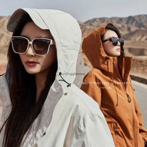 2024 Live heet verkopende gepolariseerde zonnebril met groot frame TR90 populair op internet dezelfde stijl bril vrouwelijke zonneglede glazen batch