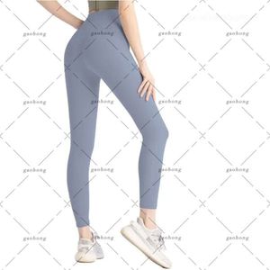 2024 LL Yoga Lu Align-legging Aloyoga Dames Korte cropped broek Outfits Lady Spots Yoga Damesbroek Oefening Fitnesskleding Meisjes hardlooplegging Gym Slim Fit Ali 576