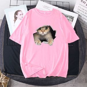 2024 Losse High Street Fashion Casual Printing Dames T-shirt Trendy merk