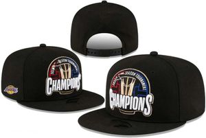 2024 Los Angeles American Basketball Lakers en saison Champions du tournoi Snapback Chapeaux Équipes Casquette de luxe Chapeau de sport Strapback Snap Back Casquette réglable a27