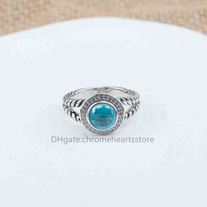 2024 Liefde Ring Mode Ringen Luxe 18K Gouden Sieraden Ontwerper Heren Diamant Dames Hoge Kwaliteit Topaas Verloving met Blauwe Amethist