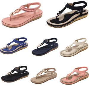 2024 Chaussures basses Sandales d'été Femmes Talons Mesh Surface Loisure Mom Noir Blanc Large taille 35-42 J44-1 Gai 653