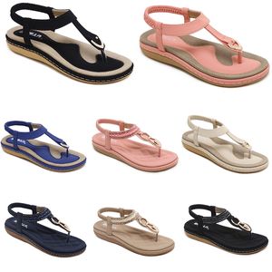 2024 Lage Vrouwen Sandalen Schoenen Zomer Hakken Mesh Oppervlak Leisure Moeder Zwart Wit Grote Maat 35-42 J4-1 GAI 604