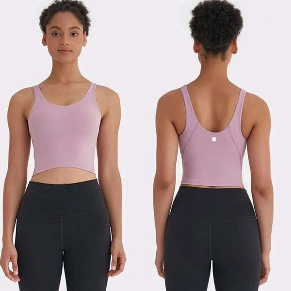 2024 lu-055 Soutien-gorge de sport de yoga pour femme Bodybuilding All Match Casual Gym Push Up Bras Haute qualité Crop Tops Vêtements d'entraînement en plein air intérieur kgi666