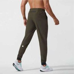 2024 lululemenI hommes pantalons Yoga tenue Sport séchage rapide cordon poches de gymnastique pantalons de survêtement pantalons hommes décontracté taille élastique 888vvv