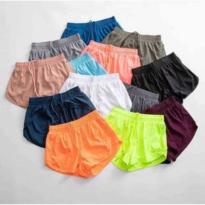 2024 lululemenI Zomer Nwt Vrouwen Shorts Losse Zijrits Zak Broek Gym Workout Hardloopkleding Fiess Trekkoord Outdoor Yoga Wearlgil kig886