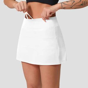 2024 lululemenI Vrouwen Yoga Tennis Tempo Rivaal Rok Geplooide Gymkleding Dames Designer Kleding Outdoor Sport Hardlopen Fiess Golfbroek shorts Sport Vrije tijd hj556