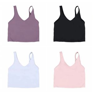 2024 lulus citron LU-01Align femmes haut court vêtements de sport pour Fitness sous-vêtements féminins vêtements de Yoga pour vêtements de sport pour filles femme soutiens-gorge de sport