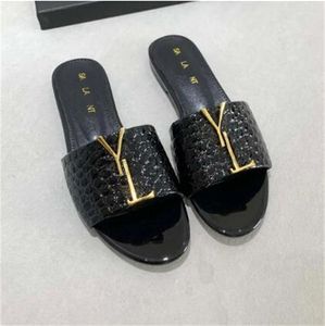 2024 Luxe Designer Mannen Vrouwen Slippers Sandalen Schoenen Klassieke Glijbaan Zomer Mode Platte Maat 35-41