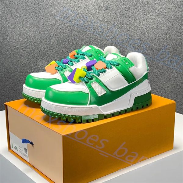 2024 Brand de luxe Casual Shoe Designer Trainer Maxi Small Fat Ding pour hommes et femmes Sneakers Fashion Cuir Donkey Double B22 36-45 M48