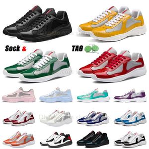 Prada Marca de lujo Mocasines para hombre Zapatillas Pradaa Zapatos casuales Diseñador Nylon Blanco Negro Gris Naranja Azul Zapatilla de deporte para mujer sneaker 【code ：L】 shoes