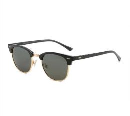 2024 Brand de luxe Ray Sungass Sunglass Designer Classical Polaris Lunes Men Femmes Pilot Ray Lunettes de soleil UV400 Eyewear Sunnies Metal Frame Polaroid Lens