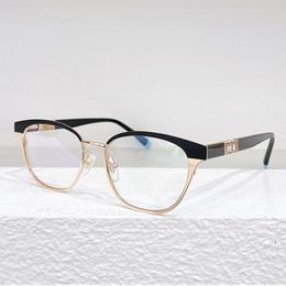 2024 design de luxe tfco dame cadre optique 232t 53-18-145 qualité légère sourcil en métal multicolore fullrim pour lunettes de prescription étui de conception complet