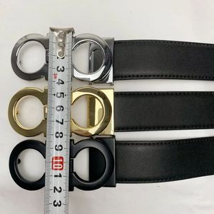 2024 Luxe designer riem g buckle mode echte lederen dames riemen voor mannen brief dubbele grote goud klassieke 9 kleuren