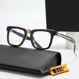 2024 Luxus-Designer-CH-Sonnenbrille für Männer und Frauen, verchromte Brillengestelle, neue flache klassische Mode, optisches Herz-Brillengestell, Mann, Unisex, hochwertige Brillen, HIVV