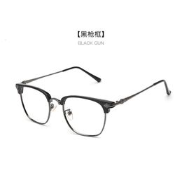 2024 Luxus-Designer-Ch-Sonnenbrille für Damen, verchromt, Brillengestelle, Herren, neue Myopie, flache Linse, Trend-Herz-Brillengestell, Damen, Unisex, hochwertige Brillen Qski