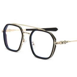 2024 Designer de luxo CH óculos de sol para mulheres cromos armações de óculos masculinos nova moda tr90 óculos planos coração óculos quadro senhoras unissex óculos qgs5