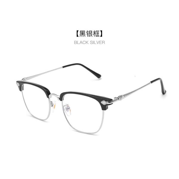 2024 Designer de luxe CH Lunettes de soleil pour femmes Chromes Lunettes Cadres Hommes Nouvelle Myopie Lentille Plate Tendance Coeur Lunettes Cadre Dames Unisexe Haute Qualité Lunettes 6NH8