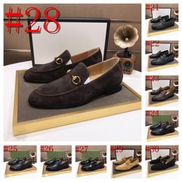 2024 Chaussures de luxe pour hommes 2023 Nouvelle mode Homme mûr Oxford Chaussures en cuir Social Casual Business Robe à bout pointu Conduite Chaussures de travail Taille 6.5-12