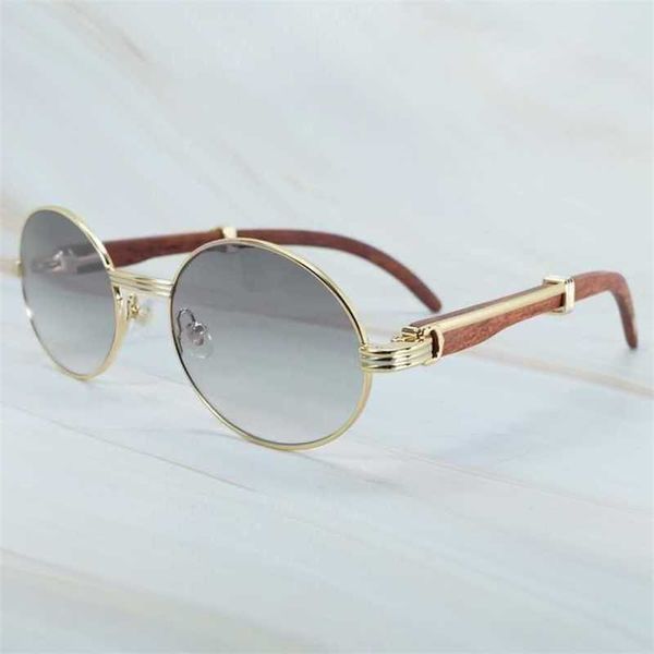 2024 Designer de luxe au large de concepteur de luxe Nouveaux lunettes de soleil pour hommes et femmes au large des accessoires pour hommes en bois de métal