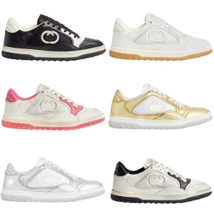 2024 Chaussures de créateurs de luxe Chaussures décontractées Chaussures à lacets Chaussures sportives à fond plat Femme Femme Casual High Quality Brand à mode léger Petites chaussures blanches