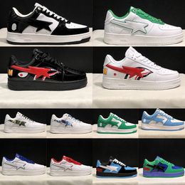 2024 Scarpe di design di lusso Sta Star Scarpe da ginnastica casual Nero Bianco Verde Bapesstas Moda uomo Donna Allenamento Scarpe da ginnastica casual da skate